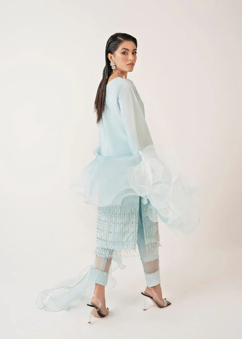 Dastoor | Euphoria Luxury Pret 24 | Misty - Aqsa Fabrics
