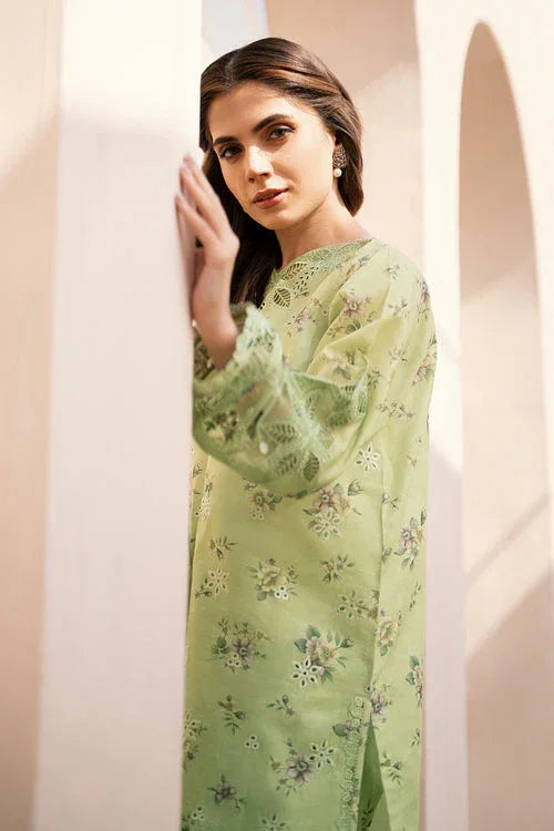 Baroque | Luxury Pret 24 | LAWN UF-595 - Aqsa Fabrics