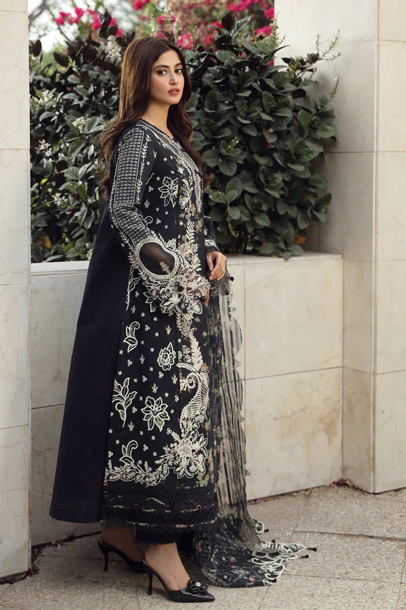 Qalamkar | Festive Lawn 2024 | PS-07 HAMNA - Aqsa Fabrics
