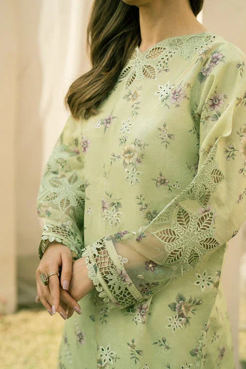 Baroque | Luxury Pret 24 | LAWN UF-595 - Aqsa Fabrics