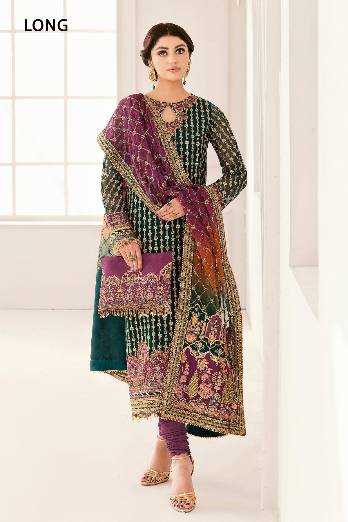 EMBROIDERED CHIFFON CH11-06 STITCHED