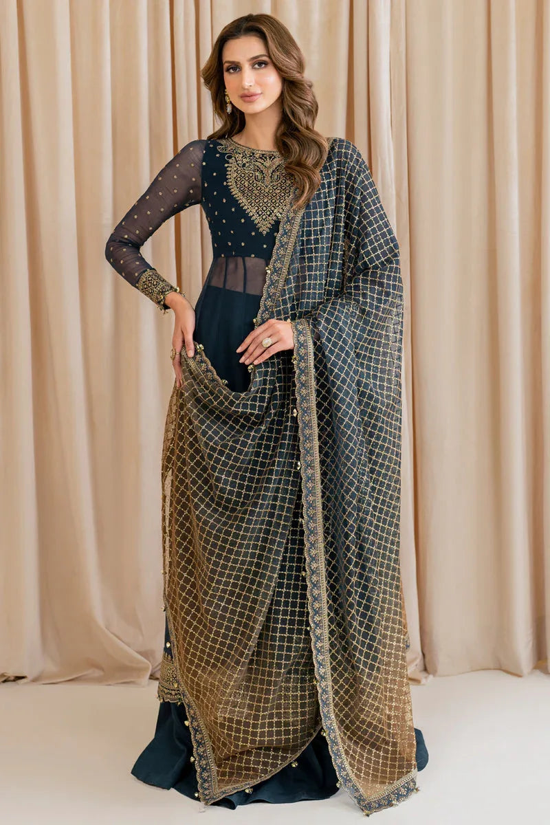 Jazmin | Formals Collection | CHIFFON UC-3047 - Aqsa Fabrics