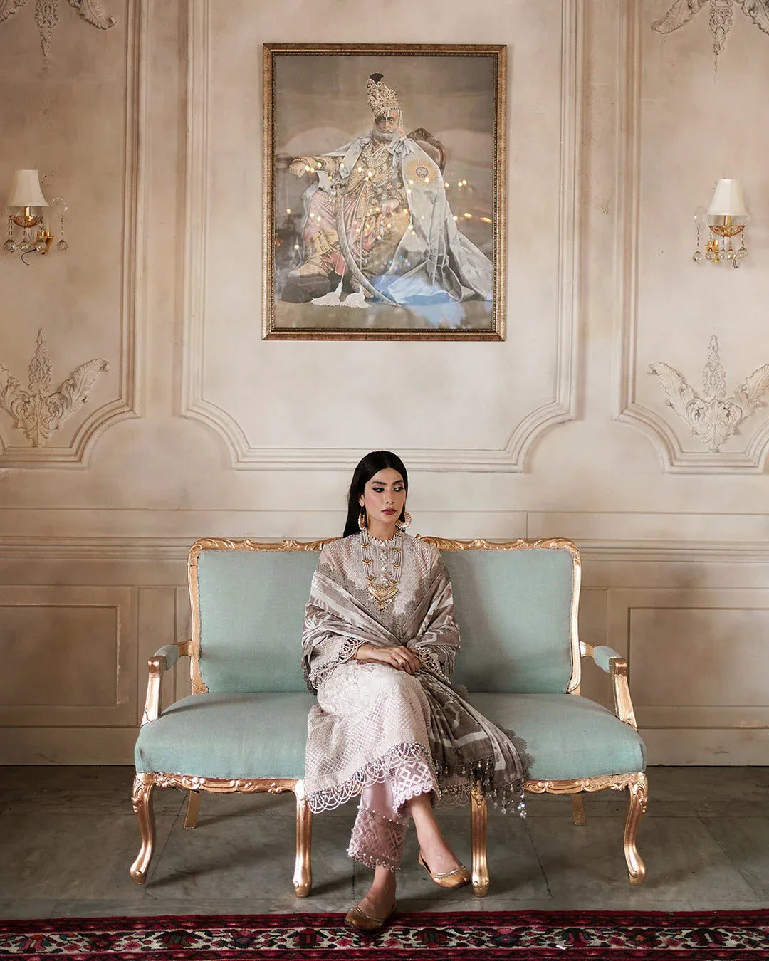 Sana Safinaz | Luxury Collection | Silver Gray - Aqsa Fabrics