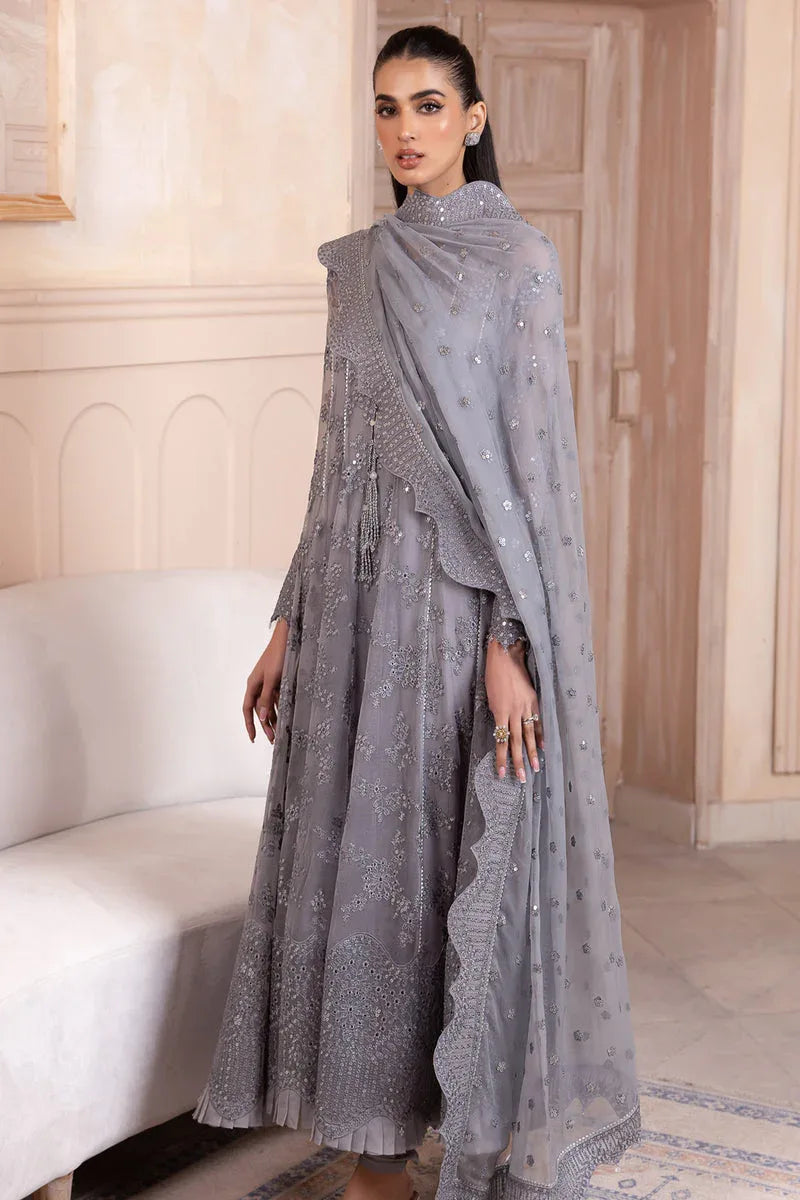Jazmin | Formals Collection | CHIFFON UC-3045 - Aqsa Fabrics