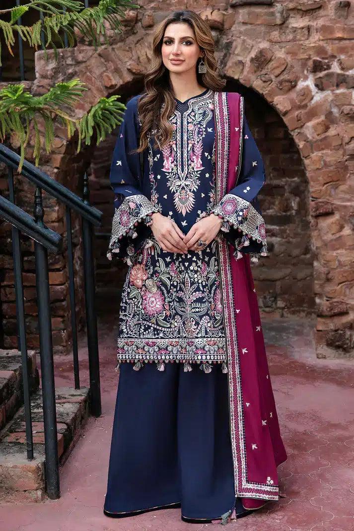 Jazmin | Dastaan Luxury Winter 23 | D6 - Aqsa Fabrics