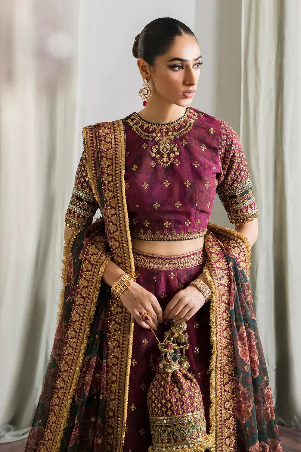 Baroque | Chantelle Embroidered Collection | CH12-03 - Aqsa Fabrics