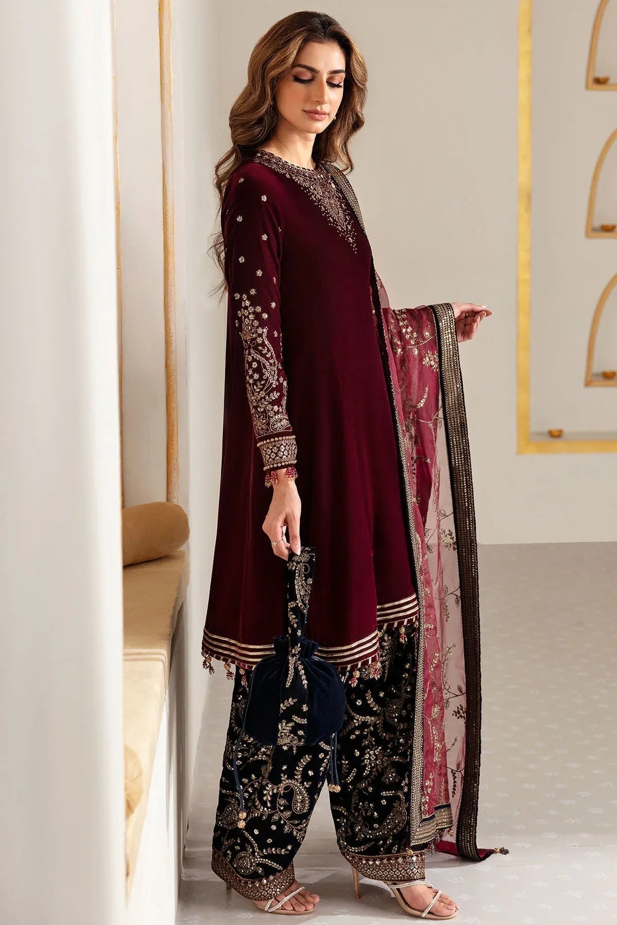Jazmin | Velvet Edit 24 | Velvet Formal VF-2018 - Aqsa Fabrics