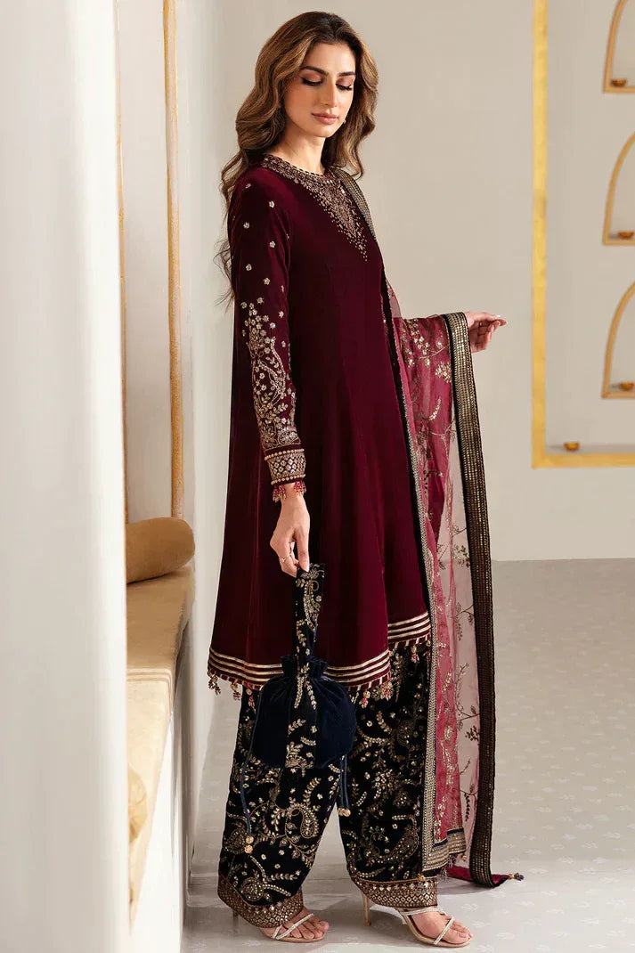 Jazmin | Velvet 23 | VF-2018 - Aqsa Fabrics