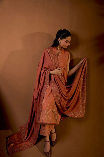 Sobia Nazir | Winter Shawl 25 | Design 4A - Aqsa Fabrics