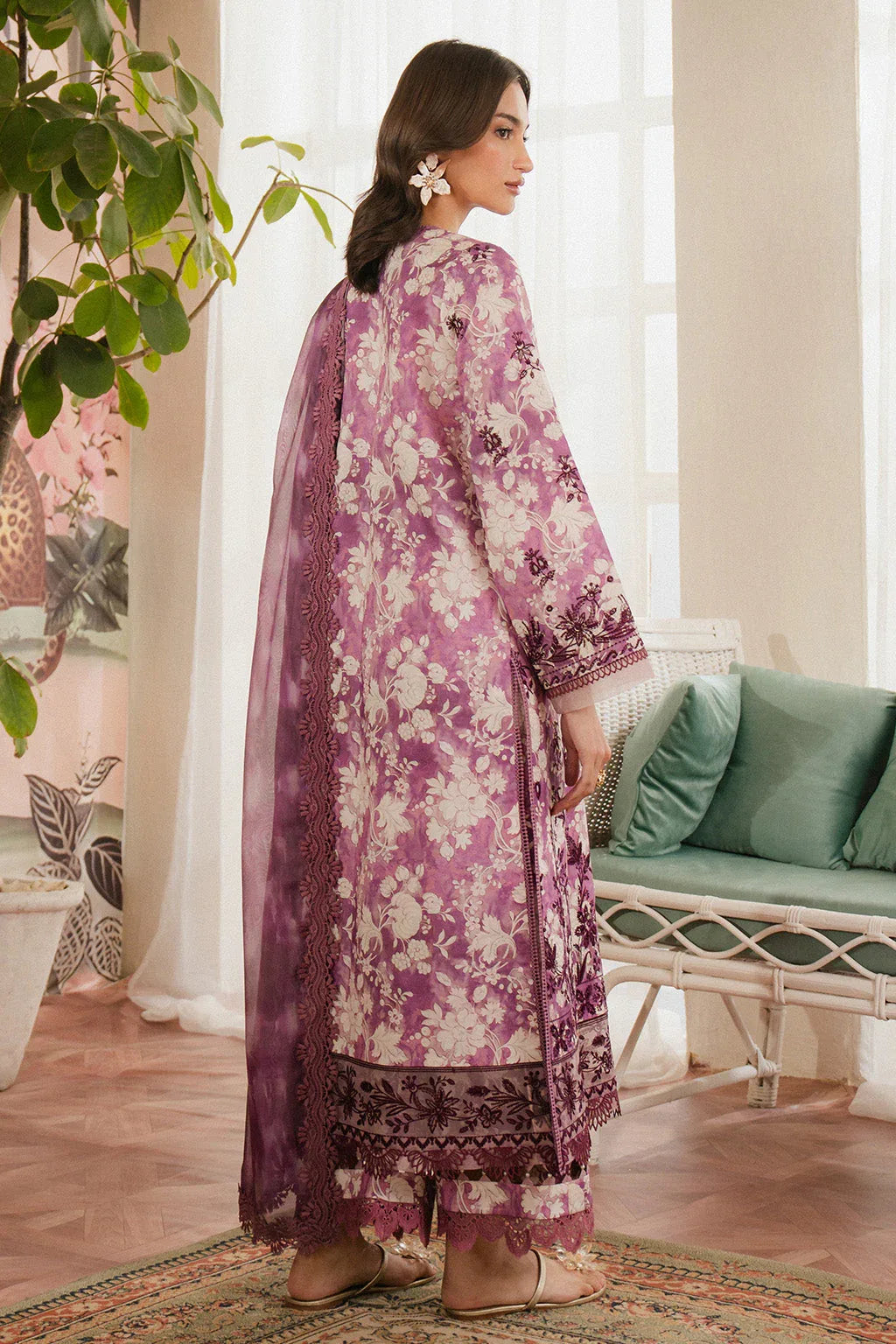 Ayzel | Armelia Printed Lawn 25 | Ren - Aqsa Fabrics
