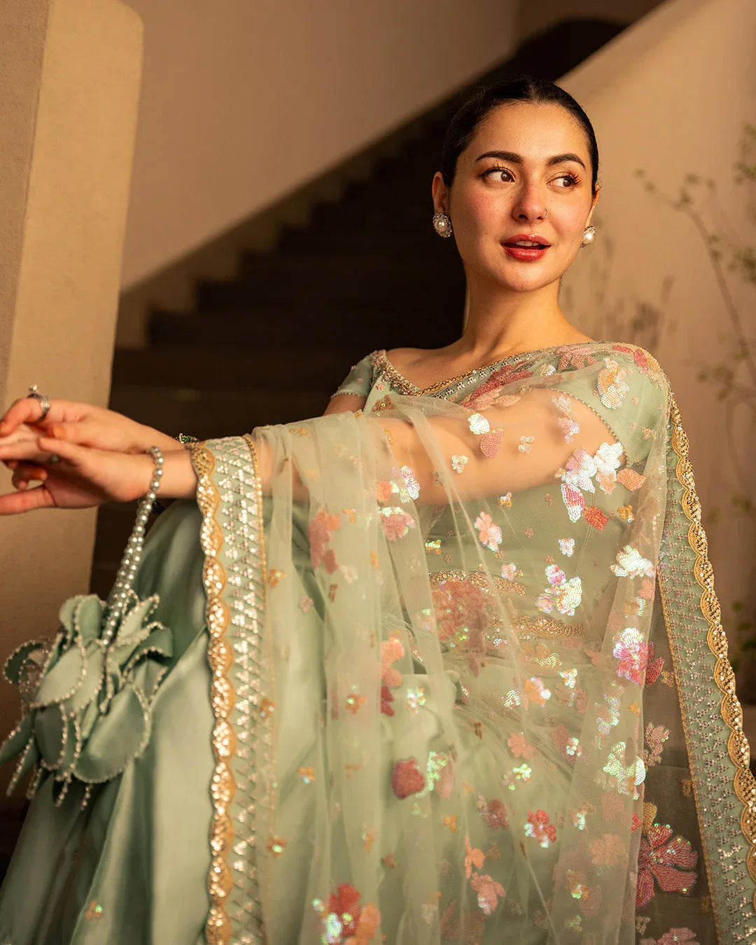 Faiza Saqlain | Reina Luxe | Nureet - Aqsa Fabrics