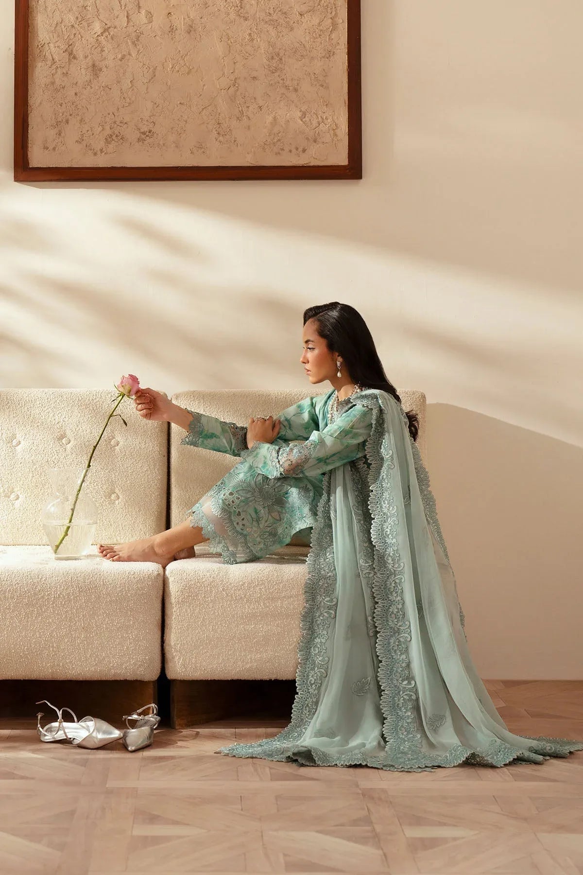 Nureh | Feya Eid Lawn | FE-03 - Aqsa Fabrics