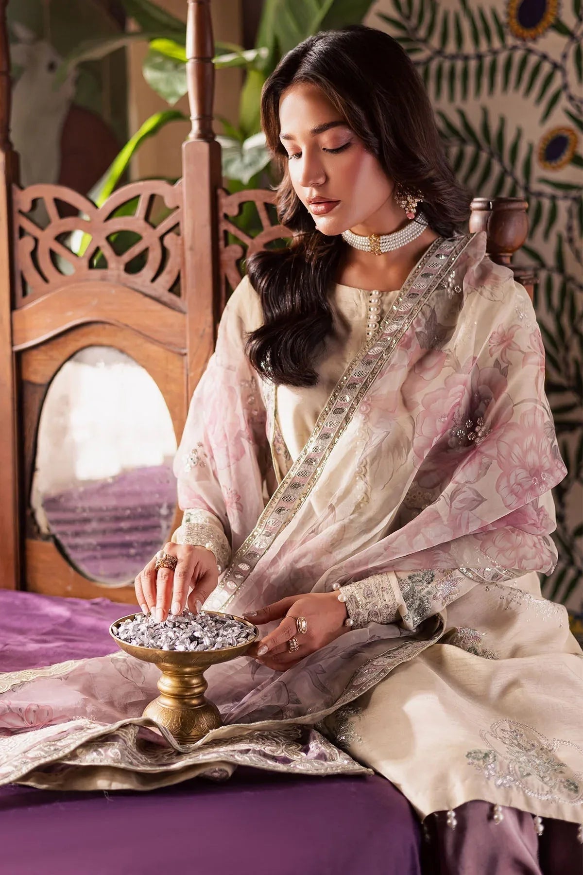 Nureh | Nur Mahal | NE-194 - Aqsa Fabrics