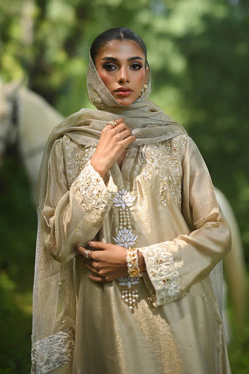 Hue Pret | Farasha Luxury Winter | Esmeray - Aqsa Fabrics