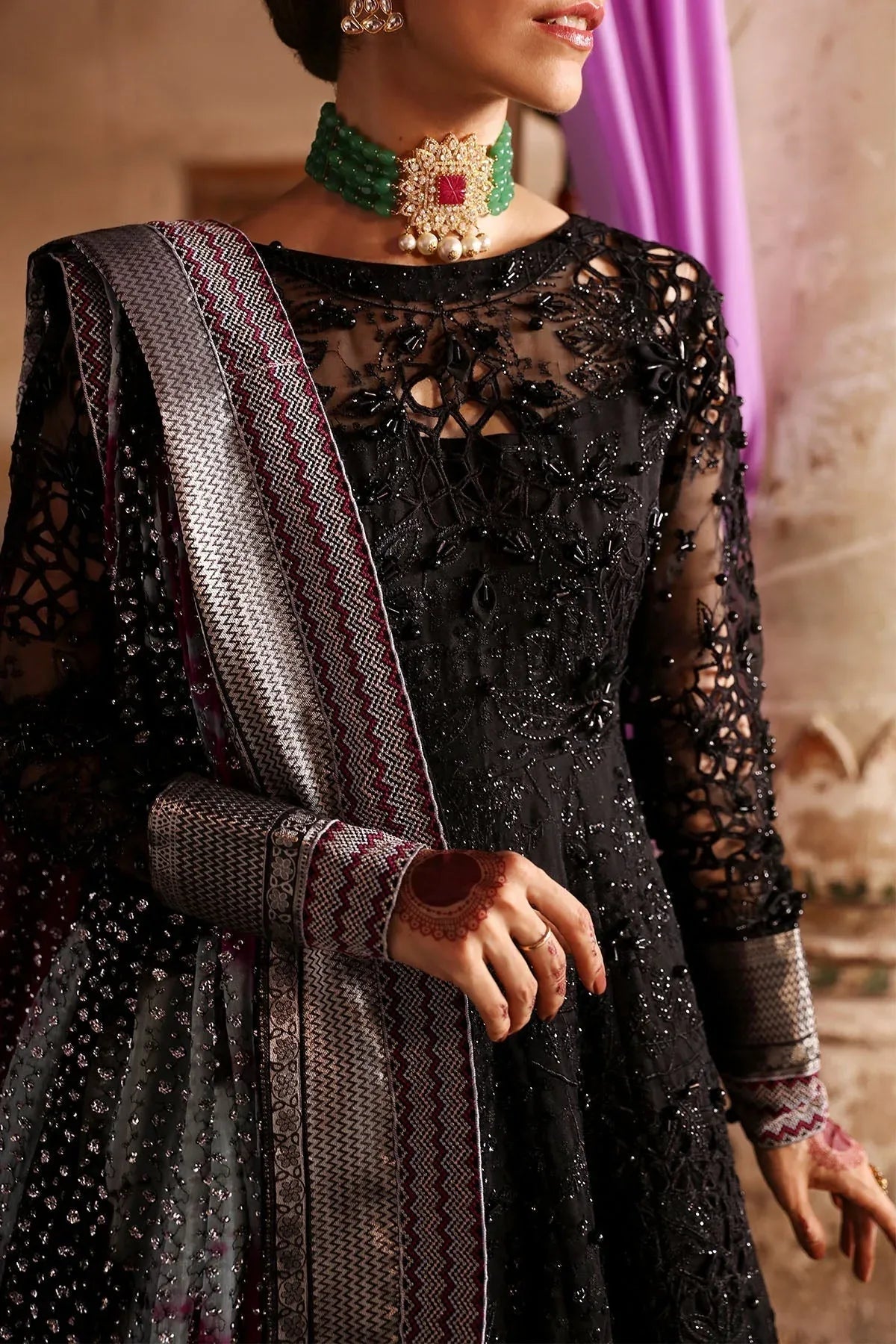 Nureh | Jhoomro Wedding Formals | NL-73 MAYA - Aqsa Fabrics