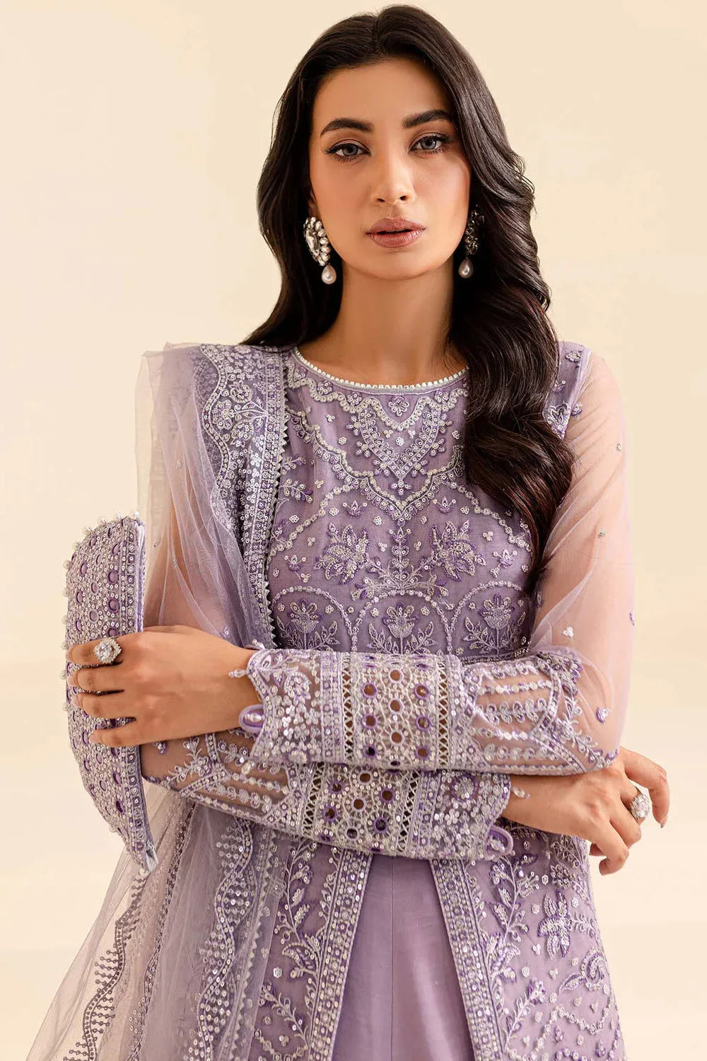 Farasha | Lumiere Formals | Fuchsia Fantasy - Aqsa Fabrics