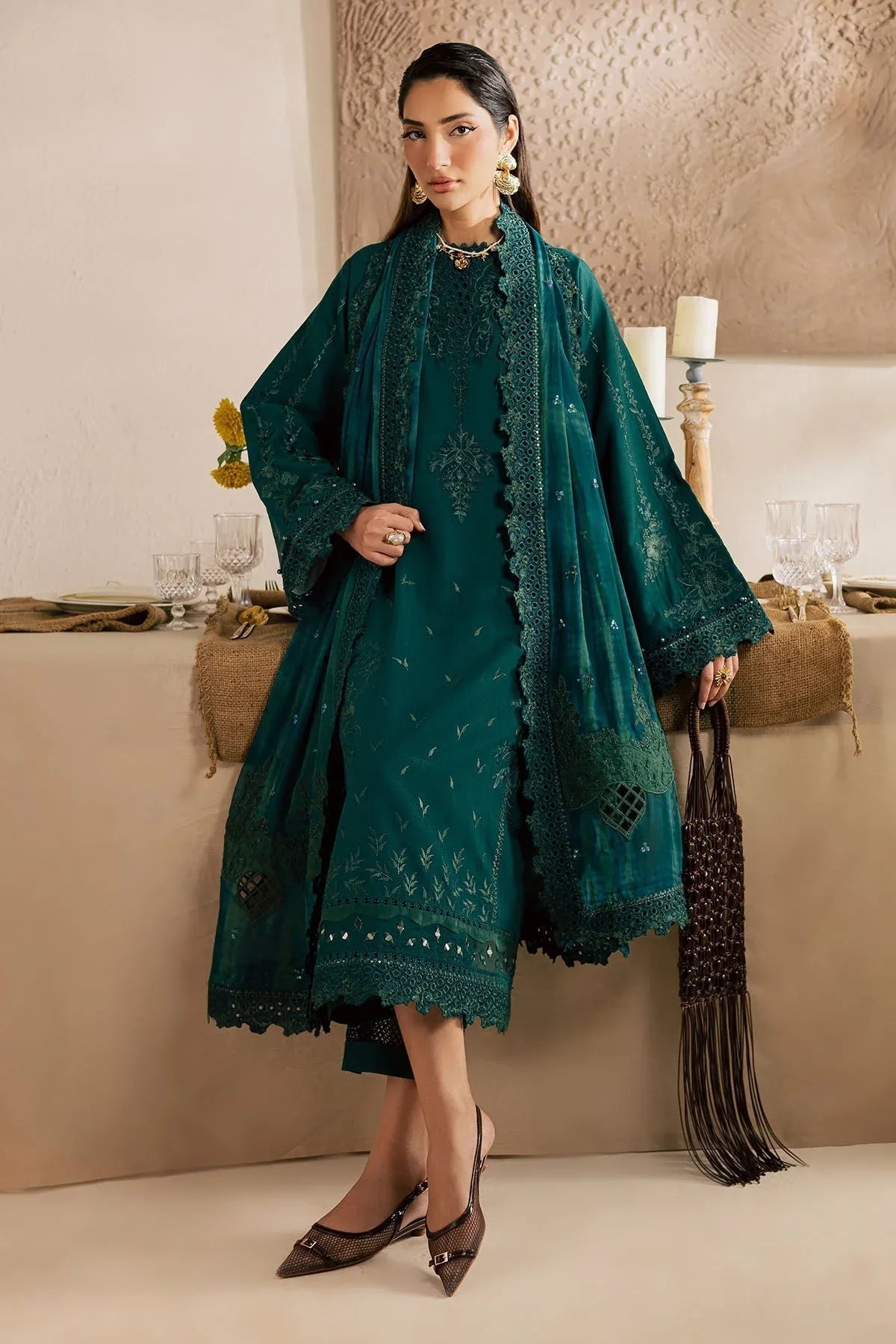 Nureh | Karandi Collection | NE-220 - Aqsa Fabrics