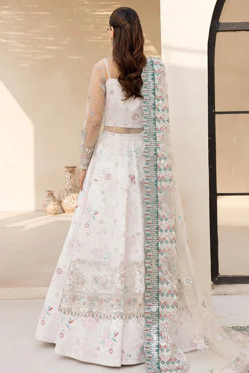 Farasha | Lu Zella Premium Formals 25 | Moonlight Mist - Aqsa Fabrics
