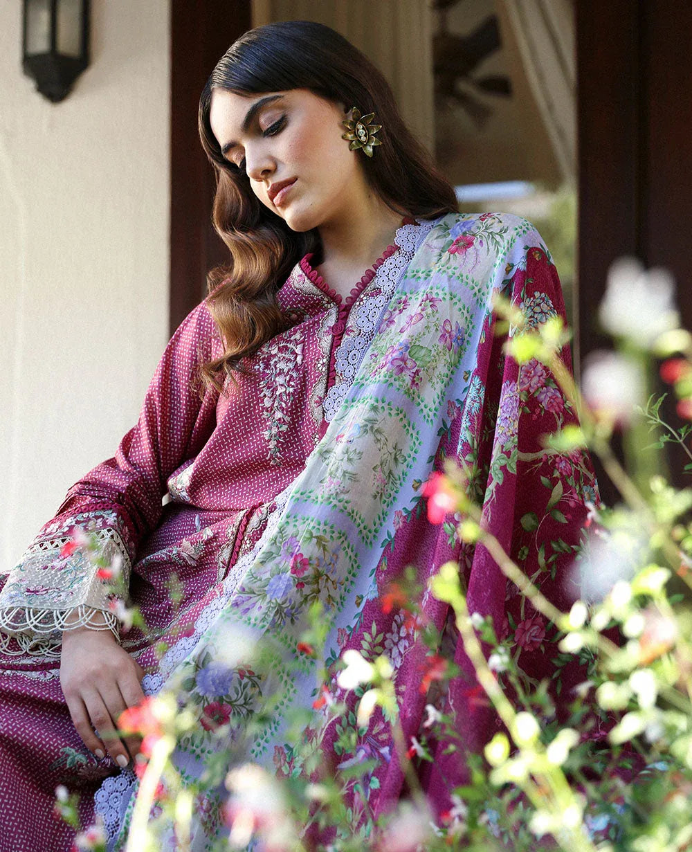 Republic Womenswear | Aylin Summer Lawn 24 | Fleur (D2-A) - Aqsa Fabrics