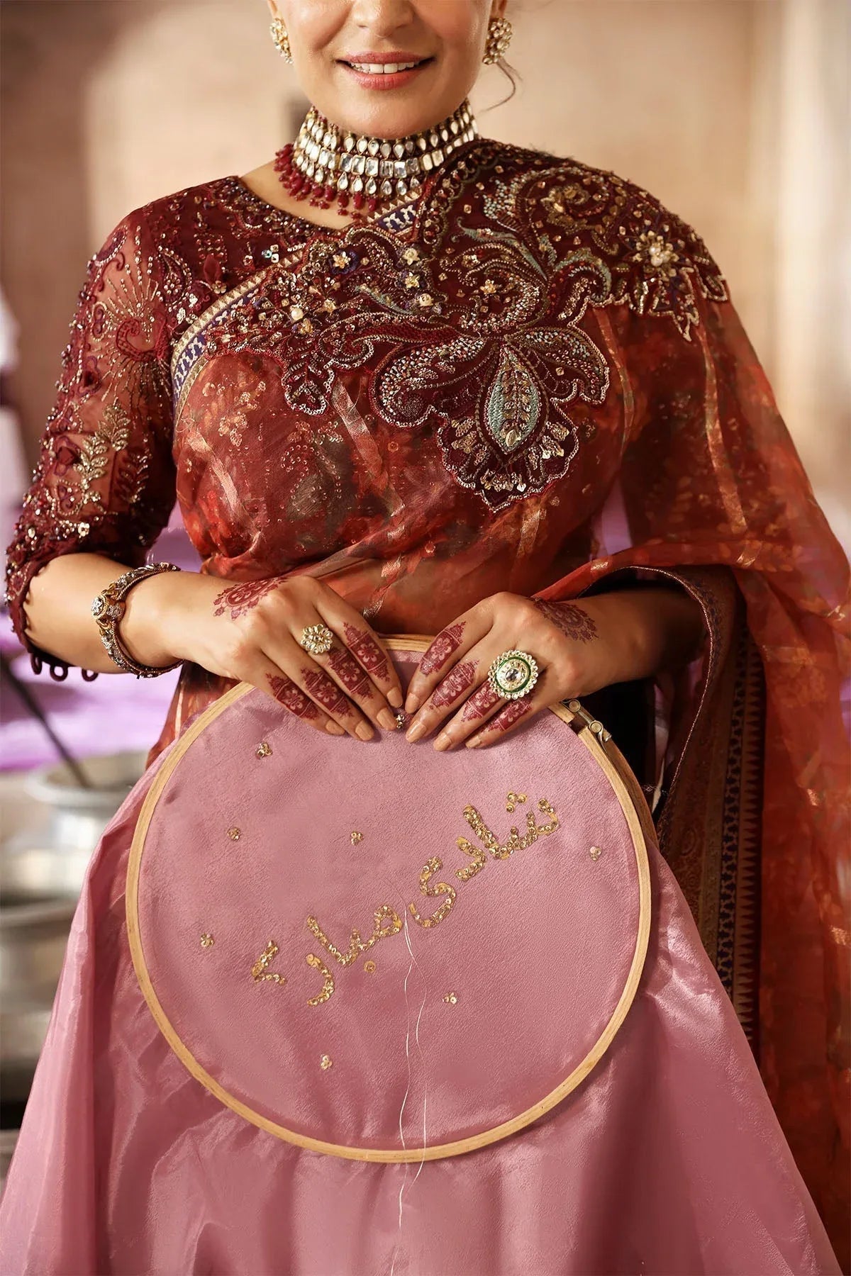 Nureh | Jhoomro Wedding Formals | NL-71 GEHNA - Aqsa Fabrics