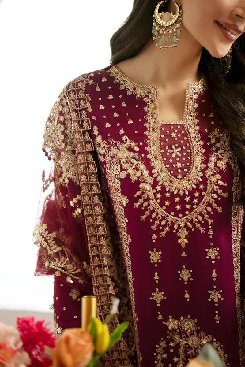 Qalamkar | Dilnaz Wedding Formals | DN-07 ALEENA - Aqsa Fabrics