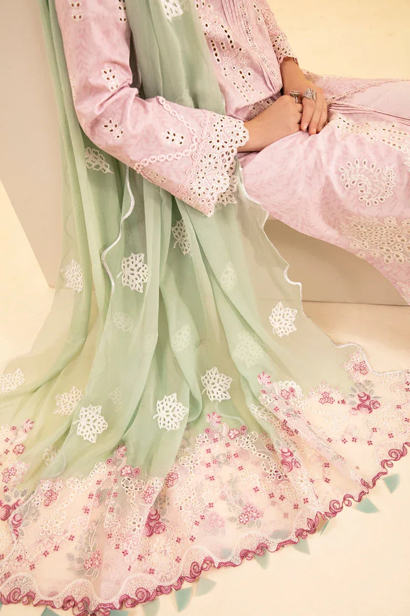 Qalamkar | Qlinekari Luxury Lawn | SQ-02 ASEMA - Aqsa Fabrics