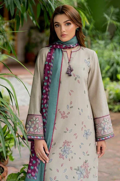 Jazmin | Winter Edition 24 | KHADDAR UW-0052 - Aqsa Fabrics