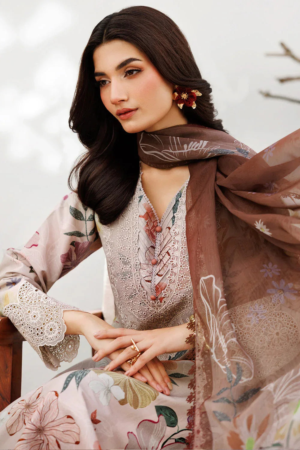 Farasha | Printed Essentials | Rustic Charm - Aqsa Fabrics
