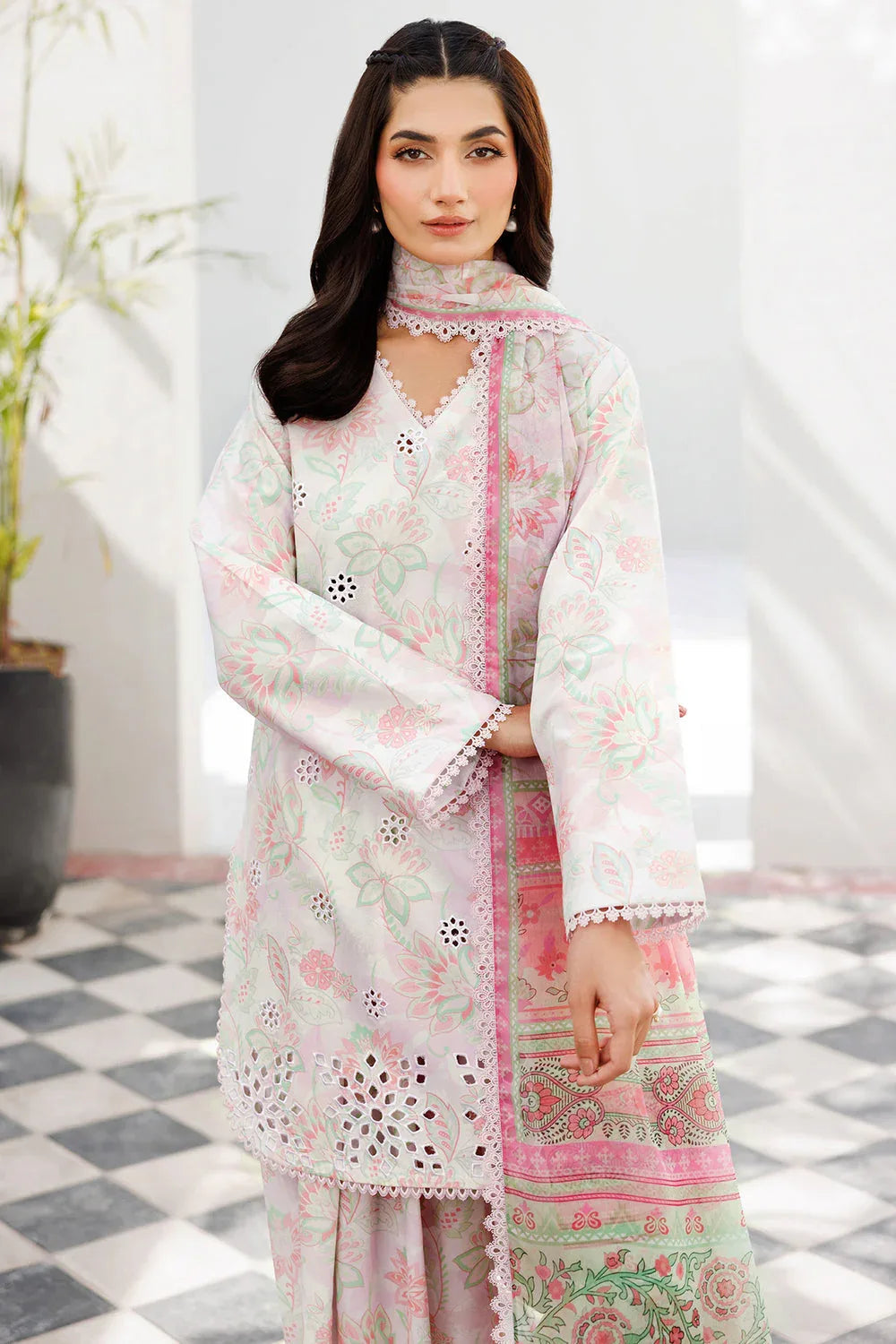 Farasha | Printed Essentials | Spring Glow - Aqsa Fabrics