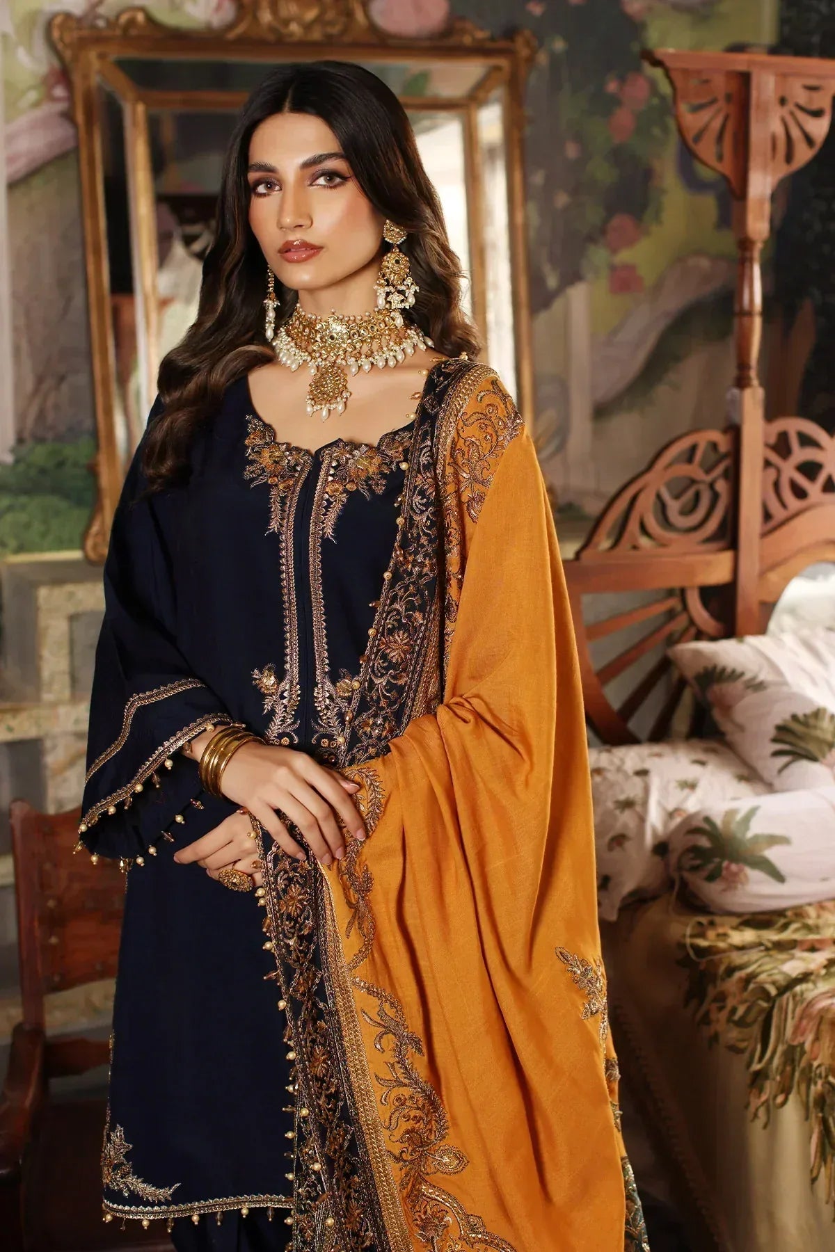 Mina Kashif | Meeral Formals 23 | MKF23-17 - Aqsa Fabrics
