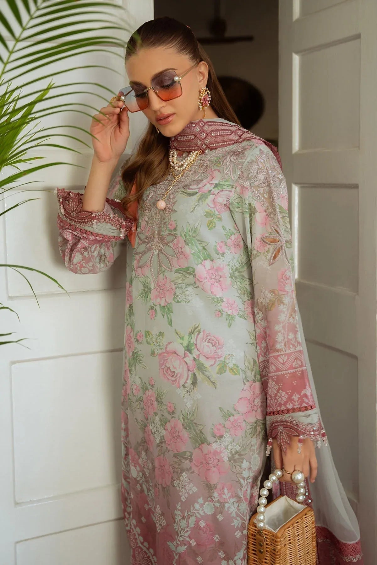 Nureh | Maya Swiss Lawn | NS-147 - Aqsa Fabrics