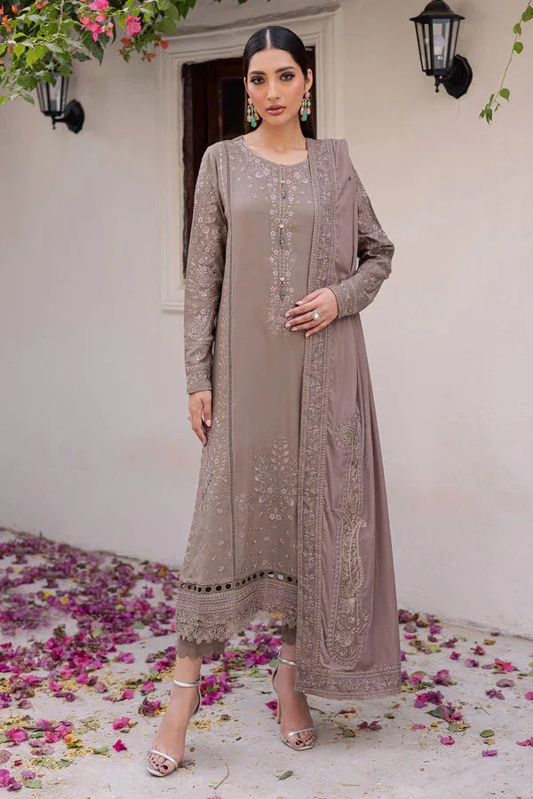 Nureh | Exclusive Leather Peach | NE-201 - Aqsa Fabrics