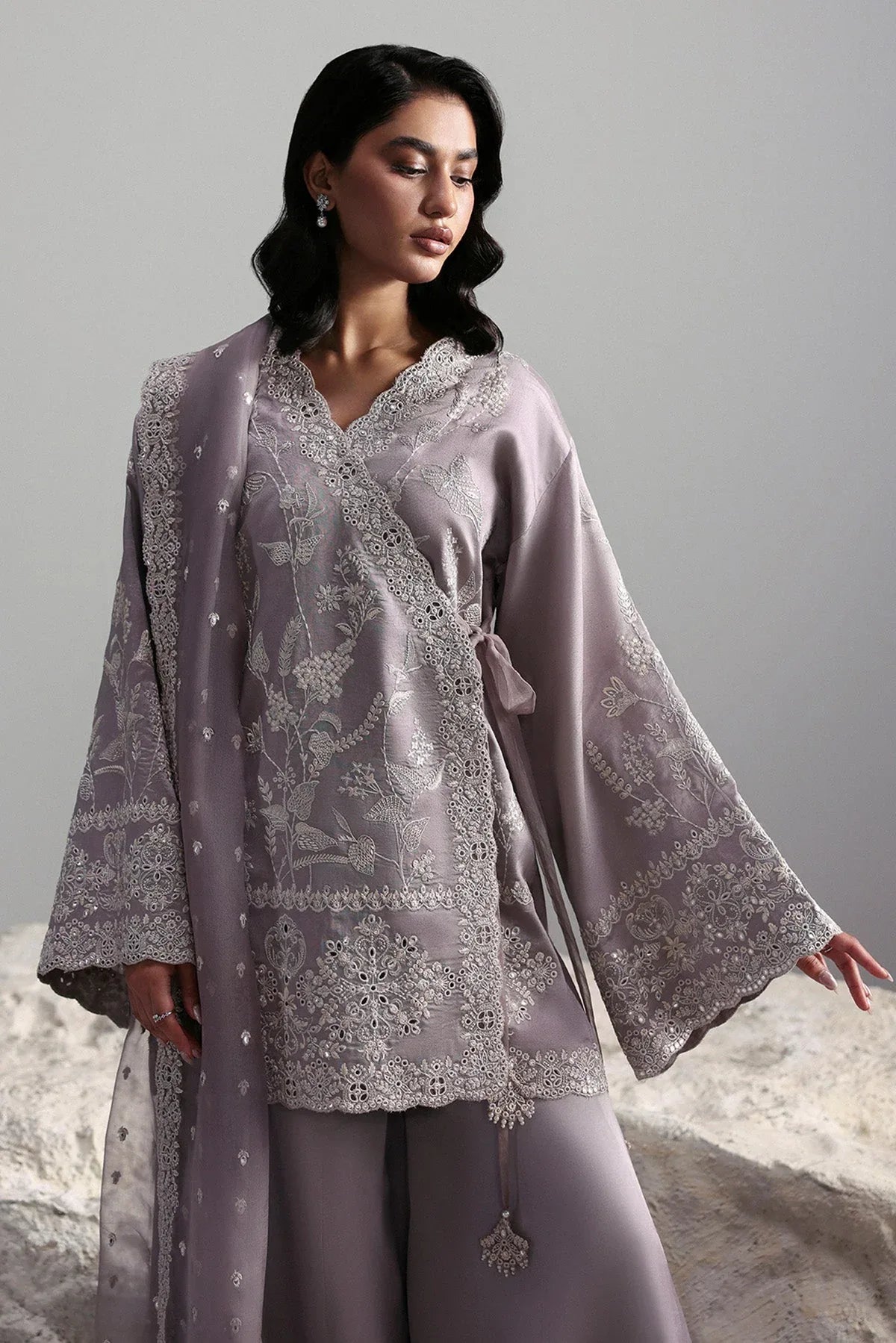 Afrozeh | Slate Ready to Wear | Cressida - Aqsa Fabrics