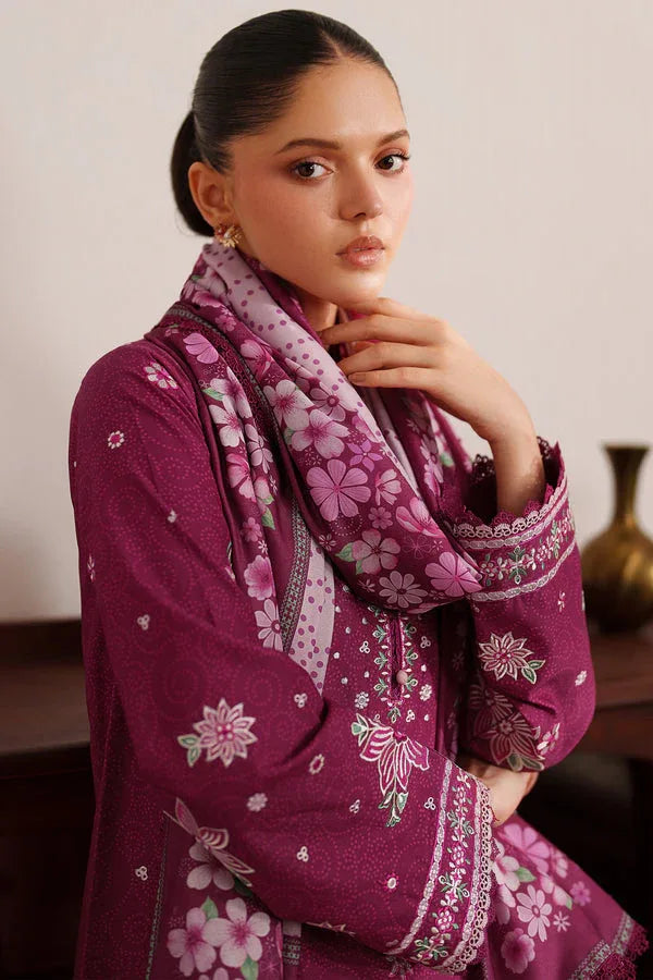 Farasha | Meline Premium Viscose 25 | Berry Blush - Aqsa Fabrics