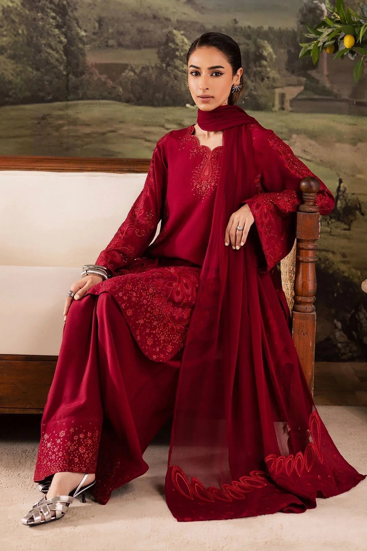 Nureh | Shades of Winter | NP-675 - Aqsa Fabrics