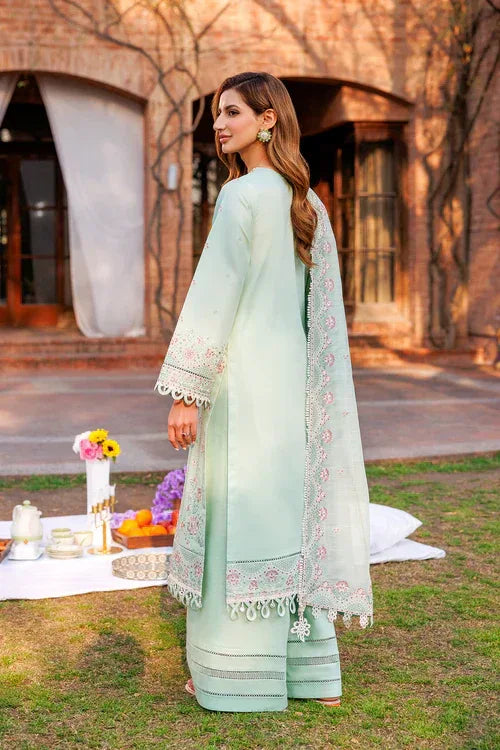 Farasha | Kaavish Lawn 24 | WHISPER MINT - Aqsa Fabrics