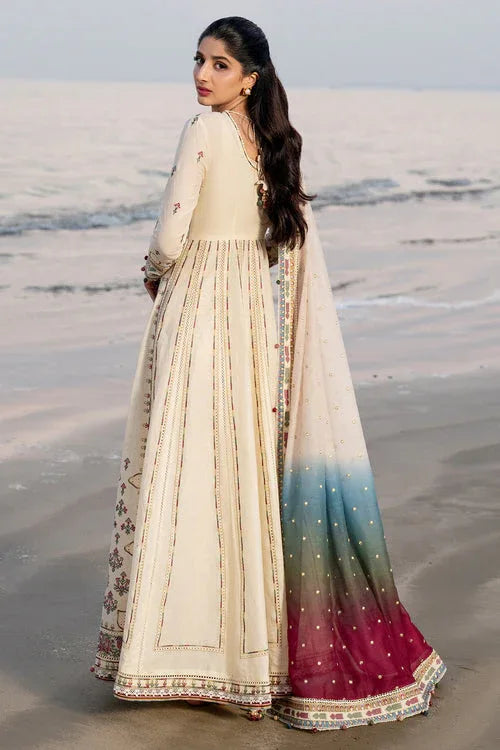 Jazmin | Shahkaar Luxury Lawn 25 | SL25-D9 - Aqsa Fabrics