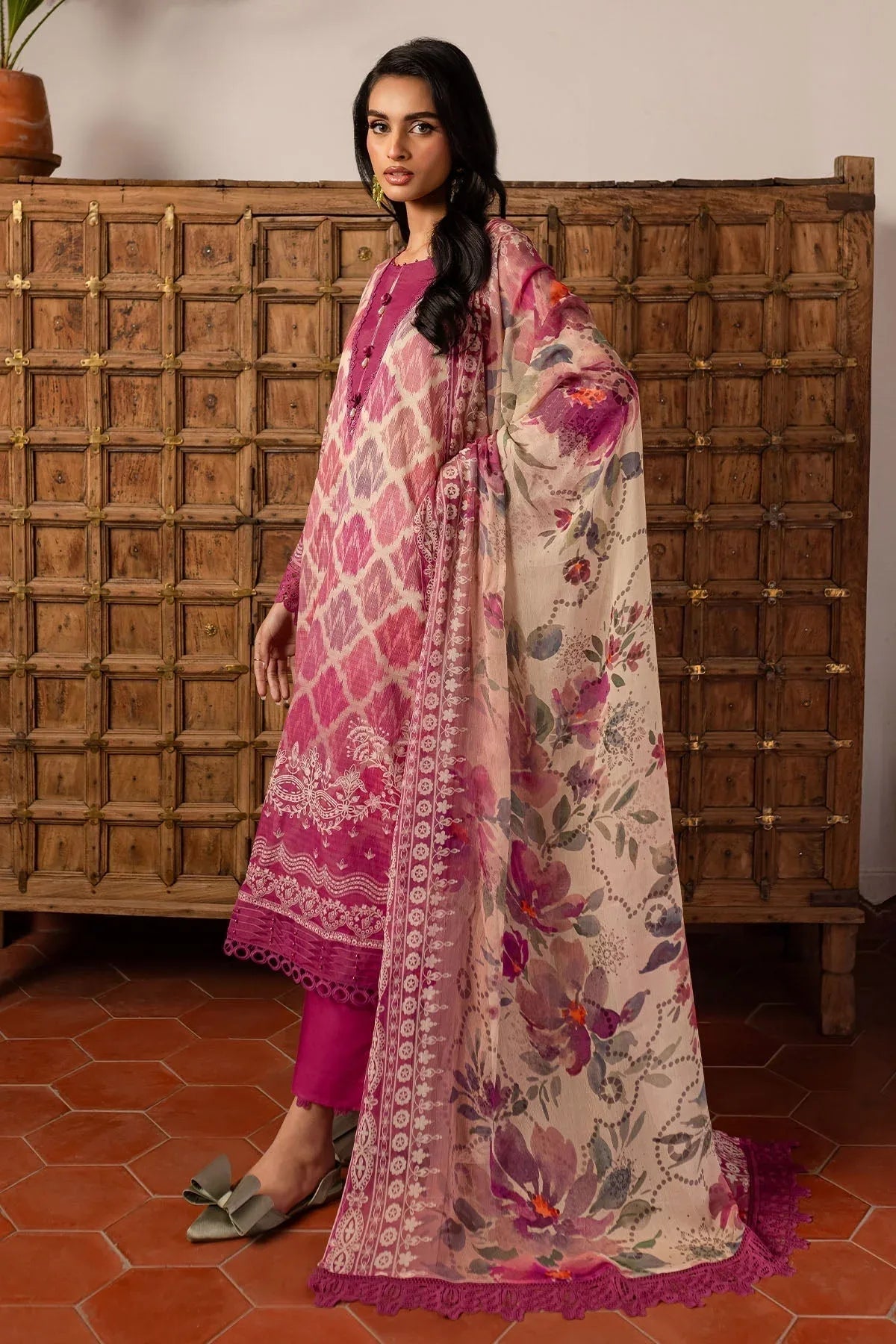 Nureh | Printed lawn 25 | SP-137 - Aqsa Fabrics