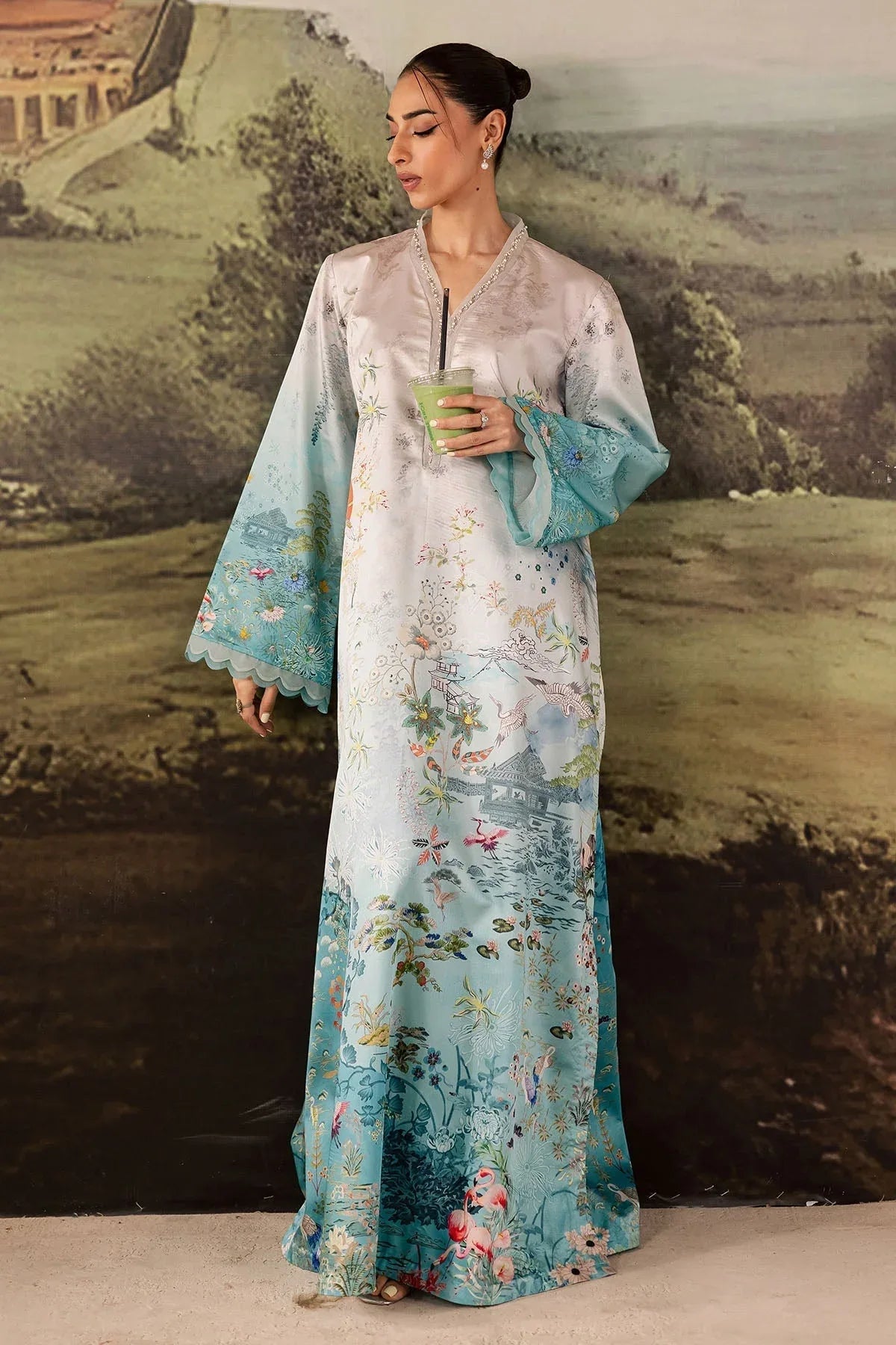 Nureh | Shades of Winter | NP-672 - Aqsa Fabrics