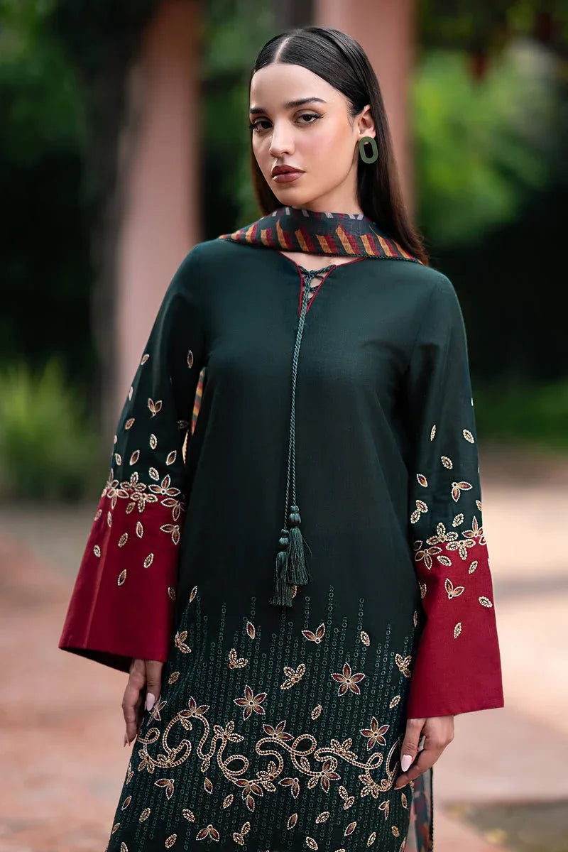 Jazmin | Winter Edition 24 | KHADDAR UW-0071 - Aqsa Fabrics