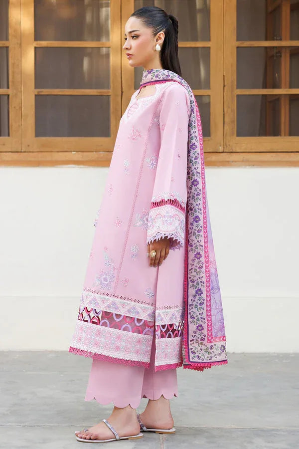 Farasha | Summer Weaves Embroidered Lawn | Petal Bloom - Aqsa Fabrics
