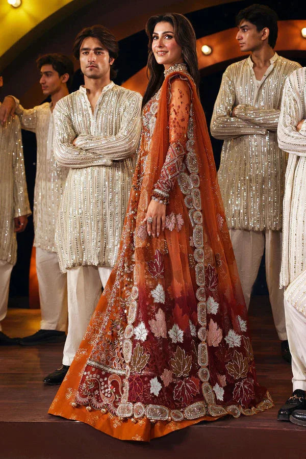 Nureh | Jhoomro Formals | NL-80 Zardozi - Aqsa Fabrics