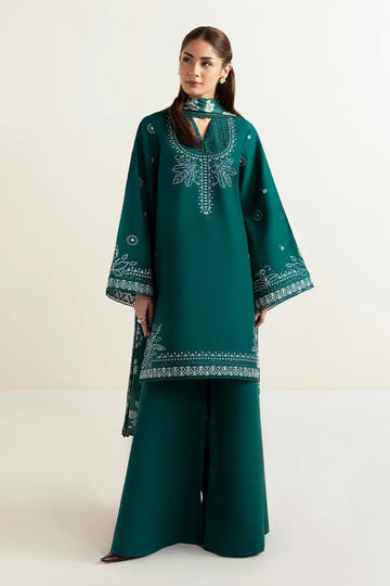 Afrozeh | Basic Pret 25 | Blueberry Majesty - Aqsa Fabrics