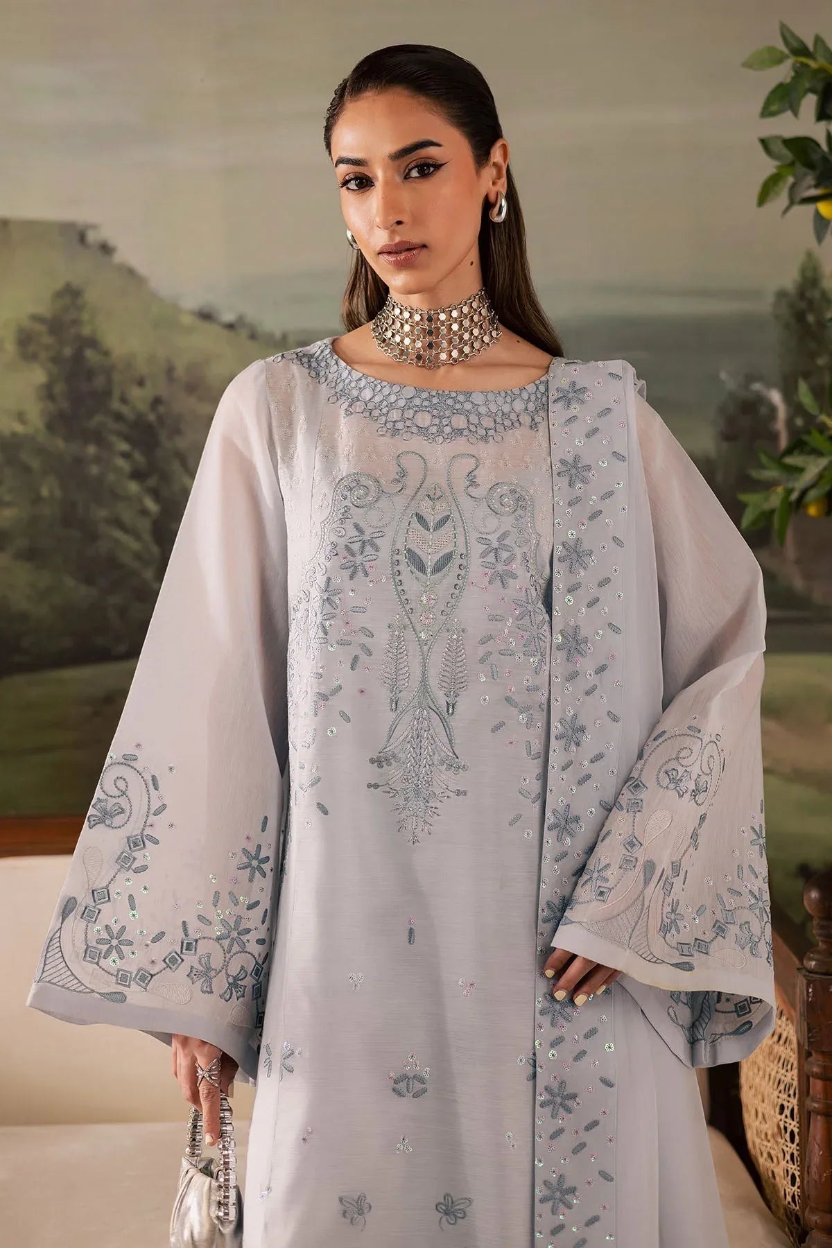 Nureh | Shades of Winter | NP-668 - Aqsa Fabrics
