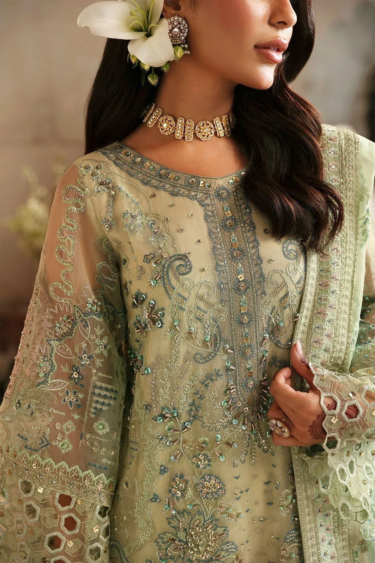 Nureh | Jhoomro 25' | NL-67 MAHI-ROO - Aqsa Fabrics
