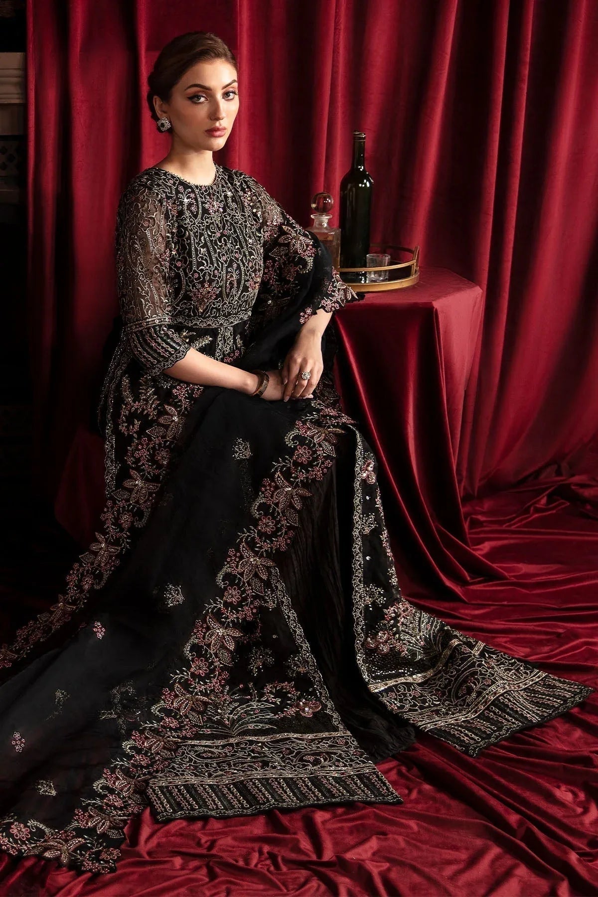 Nureh | Elanora Formal 24 | ROSE - Aqsa Fabrics