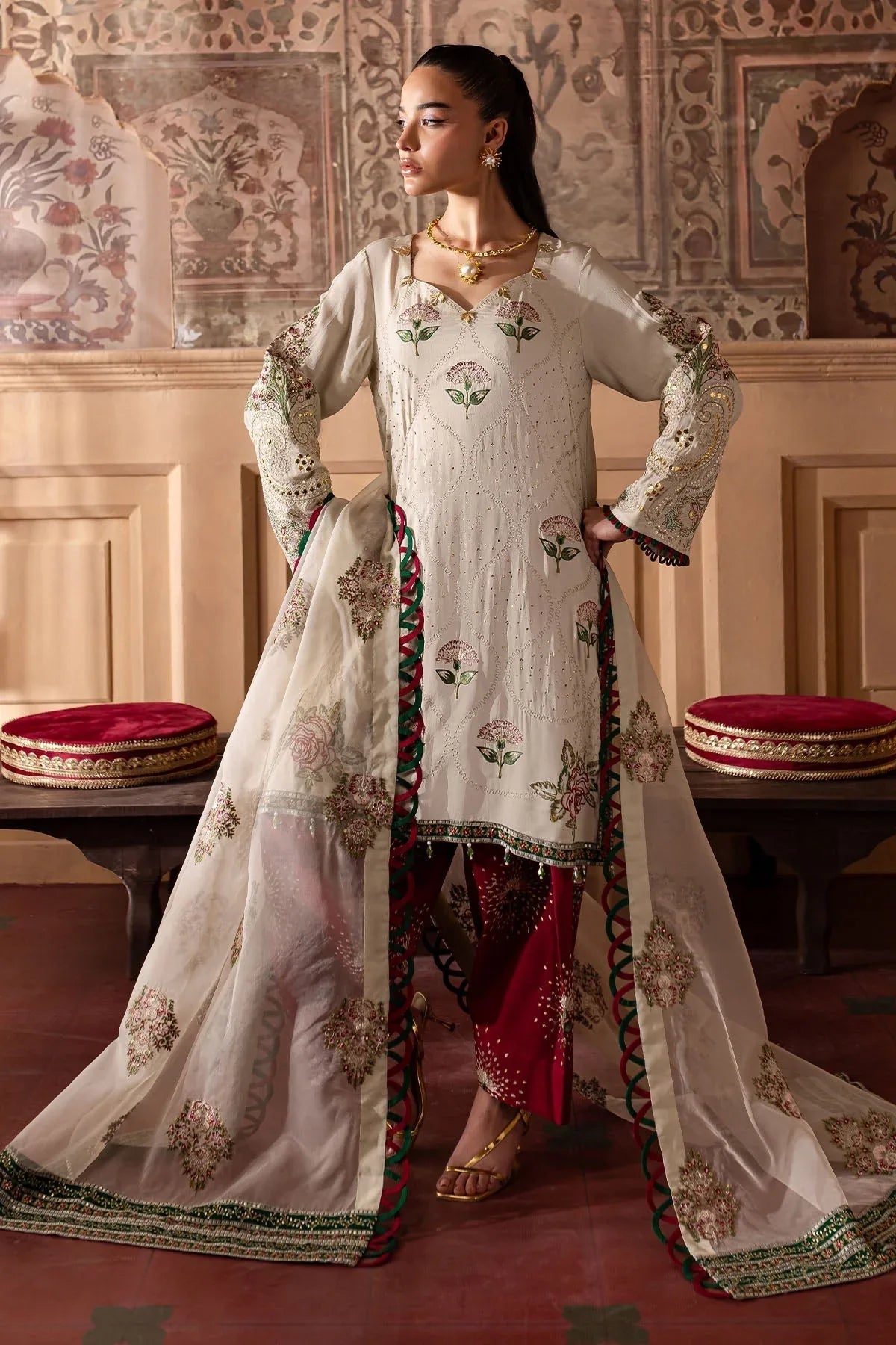 Nureh | Nur Mahal Formals | NE-139 - Aqsa Fabrics
