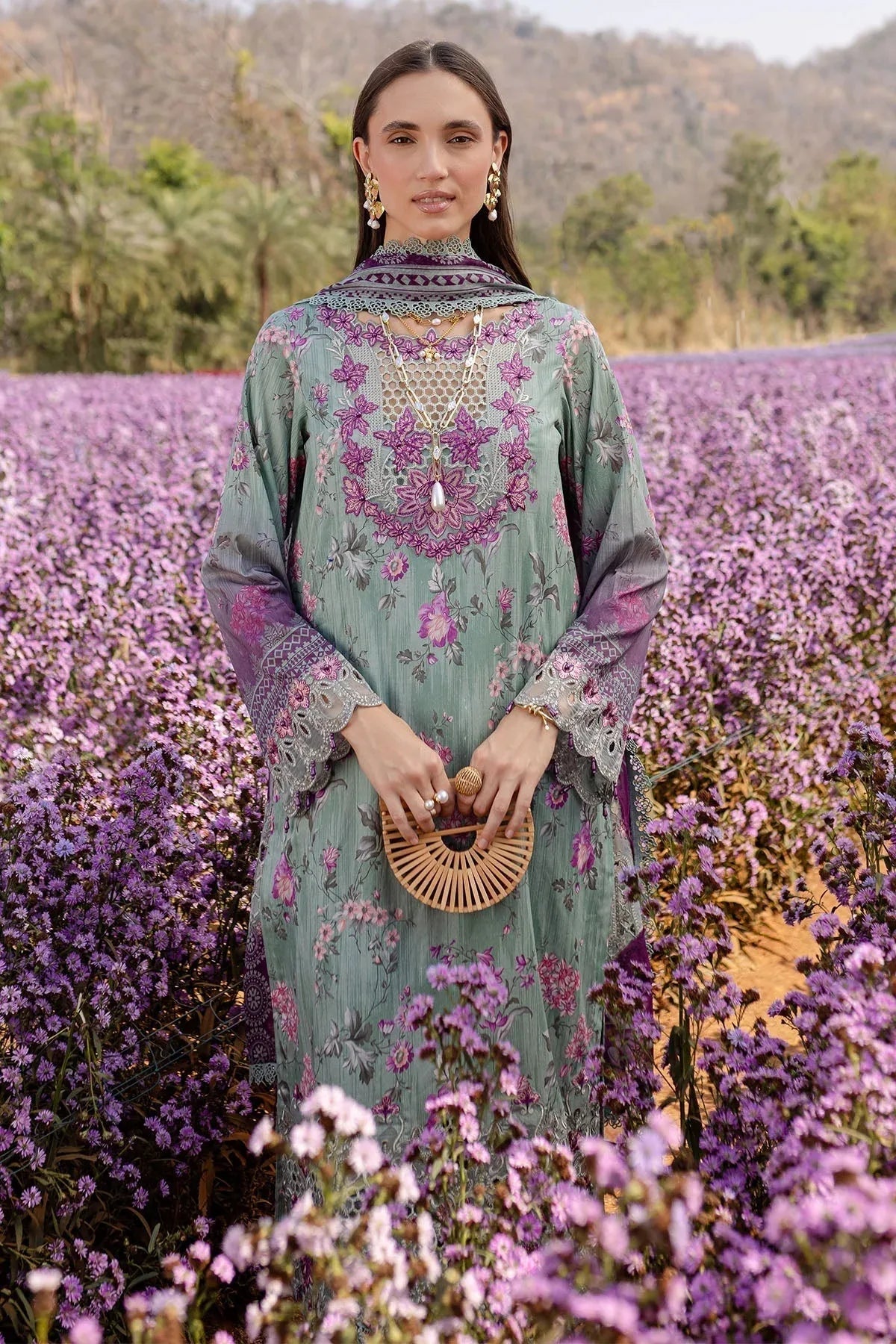 Nureh | Bloom 25 | BL-02 - Aqsa Fabrics