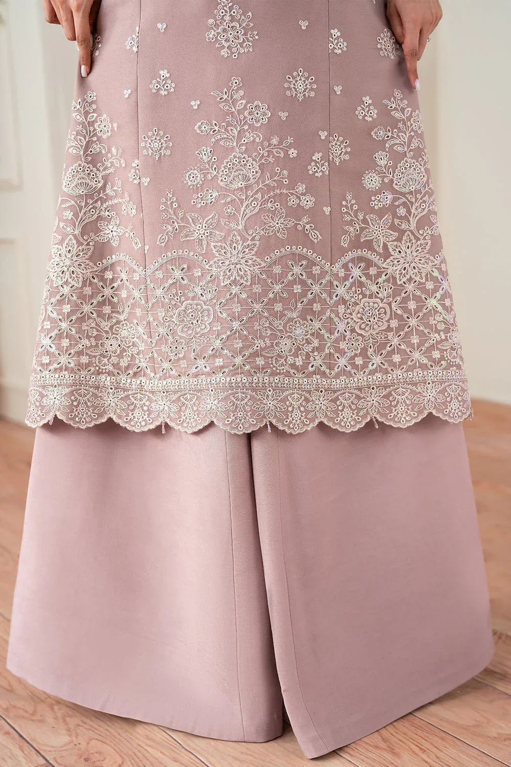 Farasha | Essence Formals 25 | Powder Bloom - Aqsa Fabrics