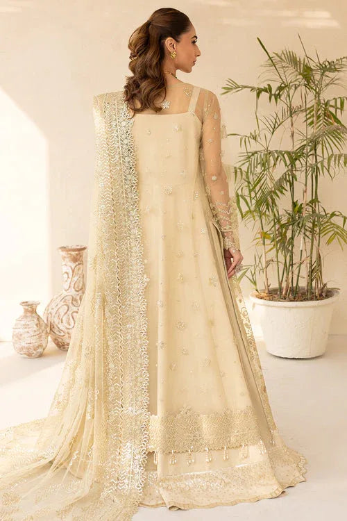 Farasha | Lu Zella Premium Formals 25 | Golden Aura - Aqsa Fabrics